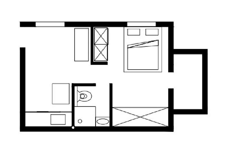 Dinning Room, Bedroom And Balcony Jeruzalém Exteriér fotografie